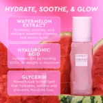 Glow Recipe Pink Juice Water Gel Moisturizer Travel Size, Korean Gel Moisturizer for Glass Skin, Oil-Free Hydrating Hyaluronic Acid Face Moisturizer for Oily Skin, Non-Comedogenic, Long-Lasting (25ml) - Image 3