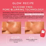 Glow Recipe Strawberry BHA Serum + Poreless Face Primer for Makeup - Silicone-Free Blurring Matte Primer to Reduce Shine & Prolong Wear - Hybrid Korean Skin Care for Oil Control & Smooth Texture, 30ml - Image 6
