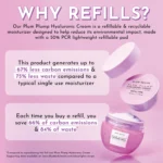 Glow Recipe Plum Plump Hyaluronic Acid Face Cream Moisturizer, Korean Moisturizer for Dry Skin, Plumping + Firming Hydration, Polyglutamic Acid + Peptides, Refillable (50ml) - Image 8