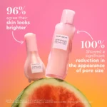 Glow Recipe Watermelon Glow Dewy Skin Routine Kit - Full Size Dew Drops Serum, Full Size Pink Juice Moisturizer, Travel Size PHA+BHA Pore-Tight Toner & Watermelon Jelly Sheet Mask (4 Count) - Image 9