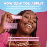 Glow Recipe Face Sunscreen Stick SPF 45 - Travel Size Roll On Korean Sunscreen with Hydrating Hyaluronic Acid & Niacinamide for a Dewy Glow - No White Cast (.58oz) - Image 6