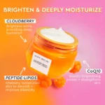 Glow Recipe Cloudberry Refillable Face Cream – Ultra Moisturizing Korean Face Cream for Women with CoQ10, Multi Peptides, and Vitamin C to Brighten, Repair Skin Barrier & Even Skin Tone (50 ml) - Image 6