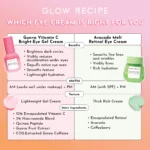 Glow Recipe Guava Vitamin C Brightening Eye Gel - Niacinamide, Peptides & Green Caffeine Gentle Under Eye Cream for Dark Circles, Puffiness & Bags - Lightweight, Hydrating, Firming - Makeup Prep, 15ml - Image 8